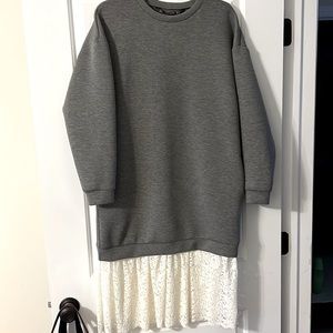 Zara sweatshirt dress